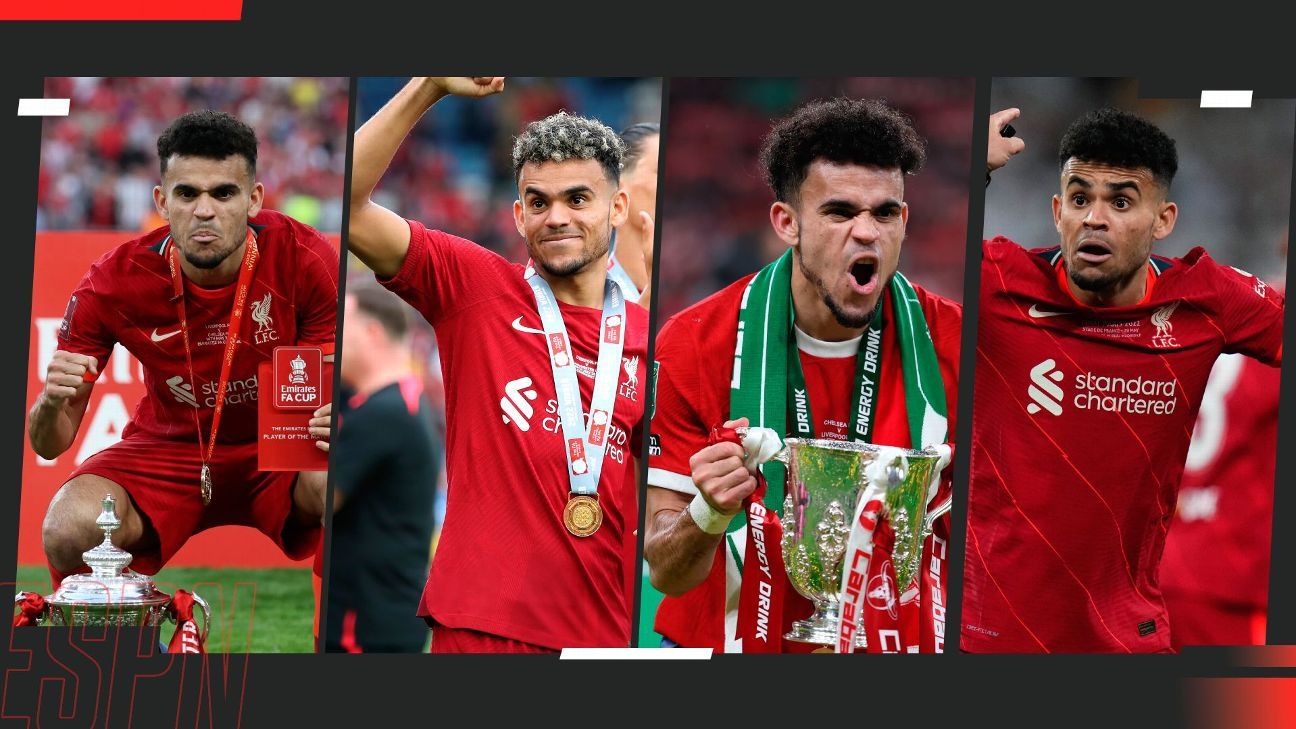 How did Luis Díaz go in the finals he played with Liverpool