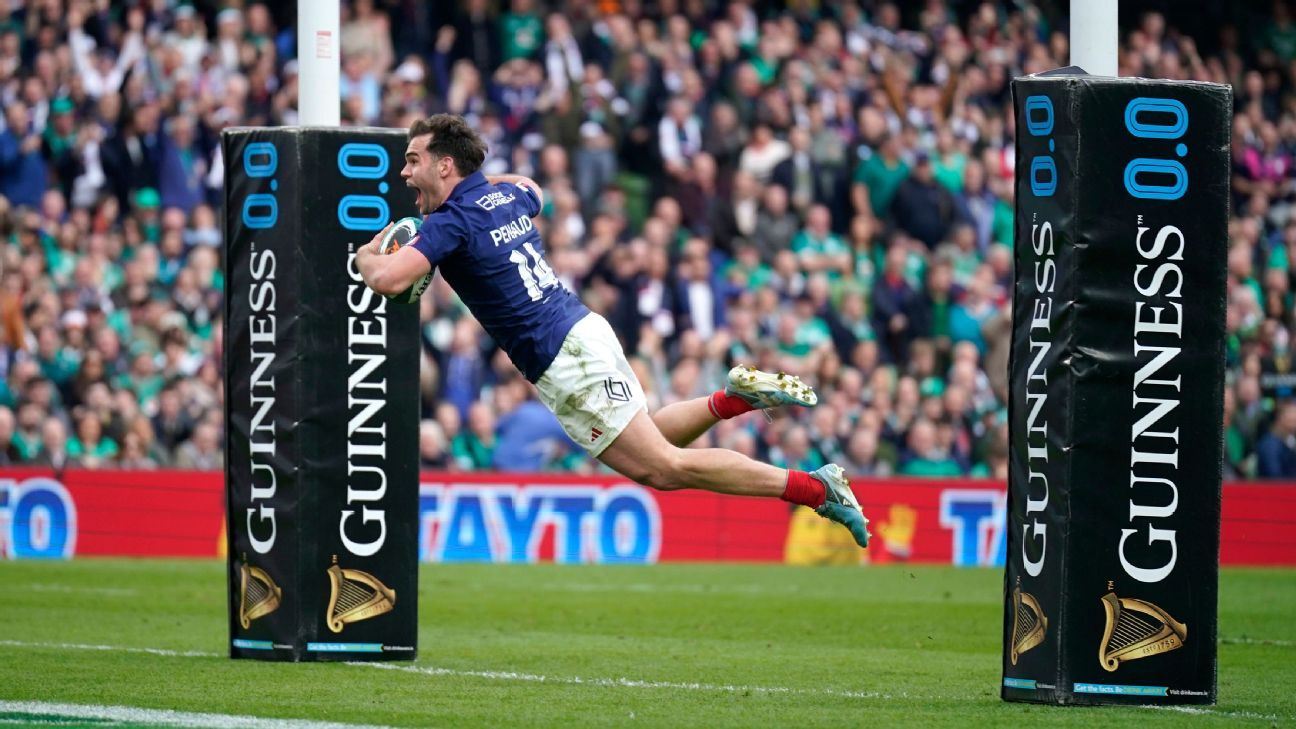 The impressive record that Damian Penaoud was reached before Ireland