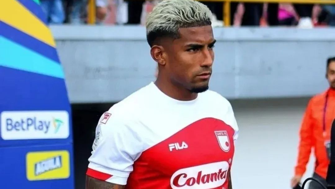 Red card for Santa Fe after a violent lack of Harold Mosquera