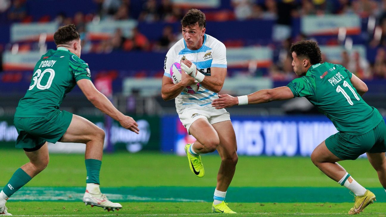 The overwhelming moment of the Pumas 7's in the Seven of Hong Kong