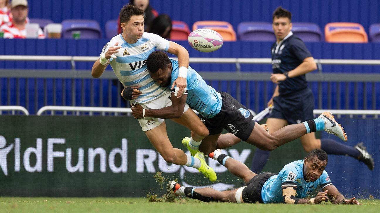 The unusual situation that occurred in the duel between the Pumas 7's and Fiji