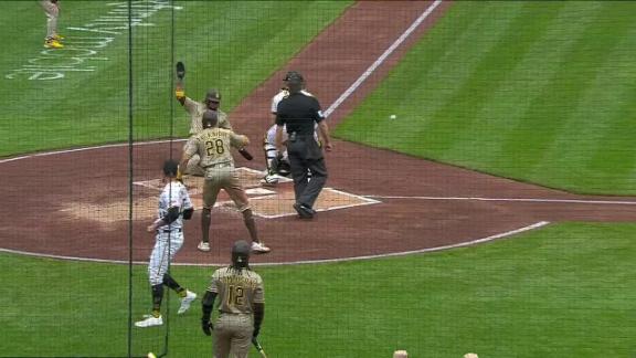 0:32 Elías Díaz doubles the advantage of parents with a solitary home homage The third homer of Elías Díaz's season reaches 380 miles and puts parents 2-0 on pirates. 2h0: 23 Xander Bogaerts drives a couple of races for parentsxander vogaerts gives parents a 4-0 advantage with a double twice Duplicates the advantage of parents with a solitary home homage The third homer of the season of Elías Díaz reaches 380 miles and puts parents 2-0 on pirates. 2h0: 23 Adames da 2 hrs and Giants wins series to rockiesdominican Willy Adames fired pair of home runs and San Francisco League Third Triunf four.16Mlachlan Cunningham/Getty Images
