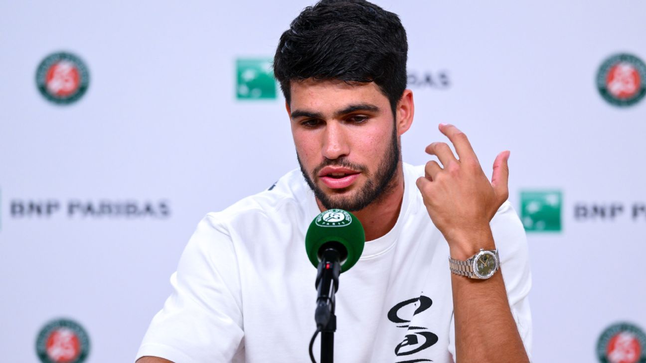 Alcaraz, in the previous of Roland Garros, about his rivalry with Sinner: "I will not always win him"