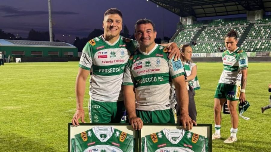Benetton's gesture for Agustín Creevy and Ignacio Brex's last match