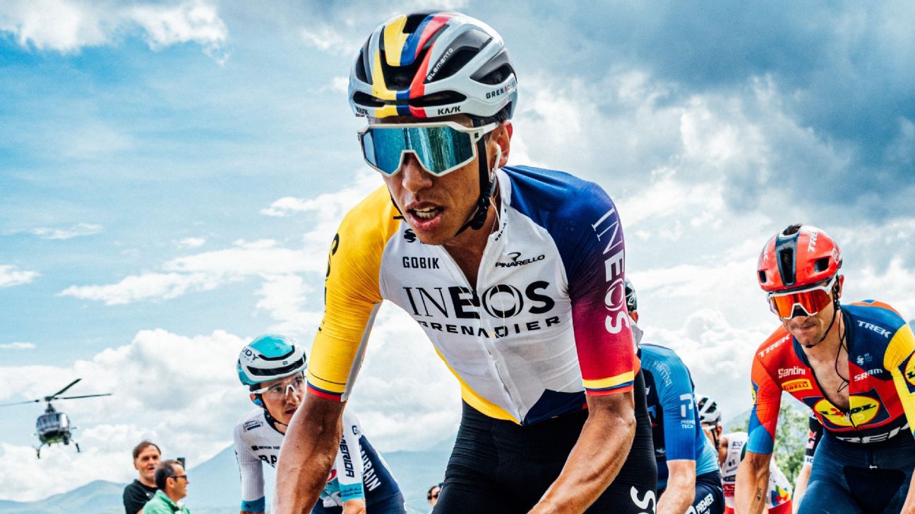 Egan Bernal arrived tenth in stage 13 of the Giro de Italia

