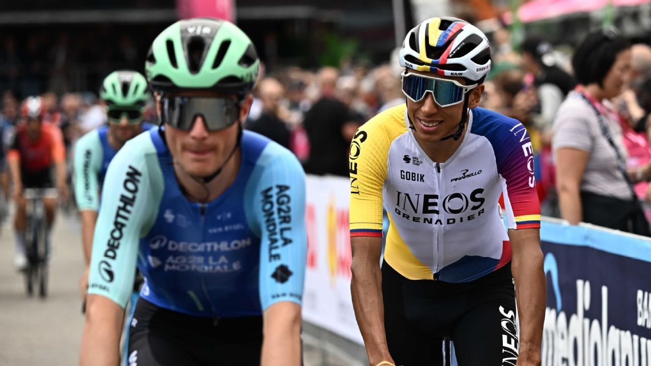 Egan Bernal remains in the top 10 of the turn after a complicated stage 14

