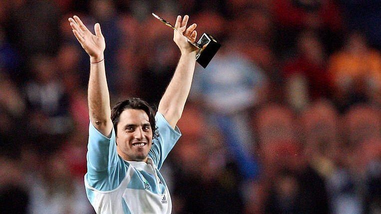 Lionel Messi congratulated Agustín Pichot on his anniversary with Los Pumas