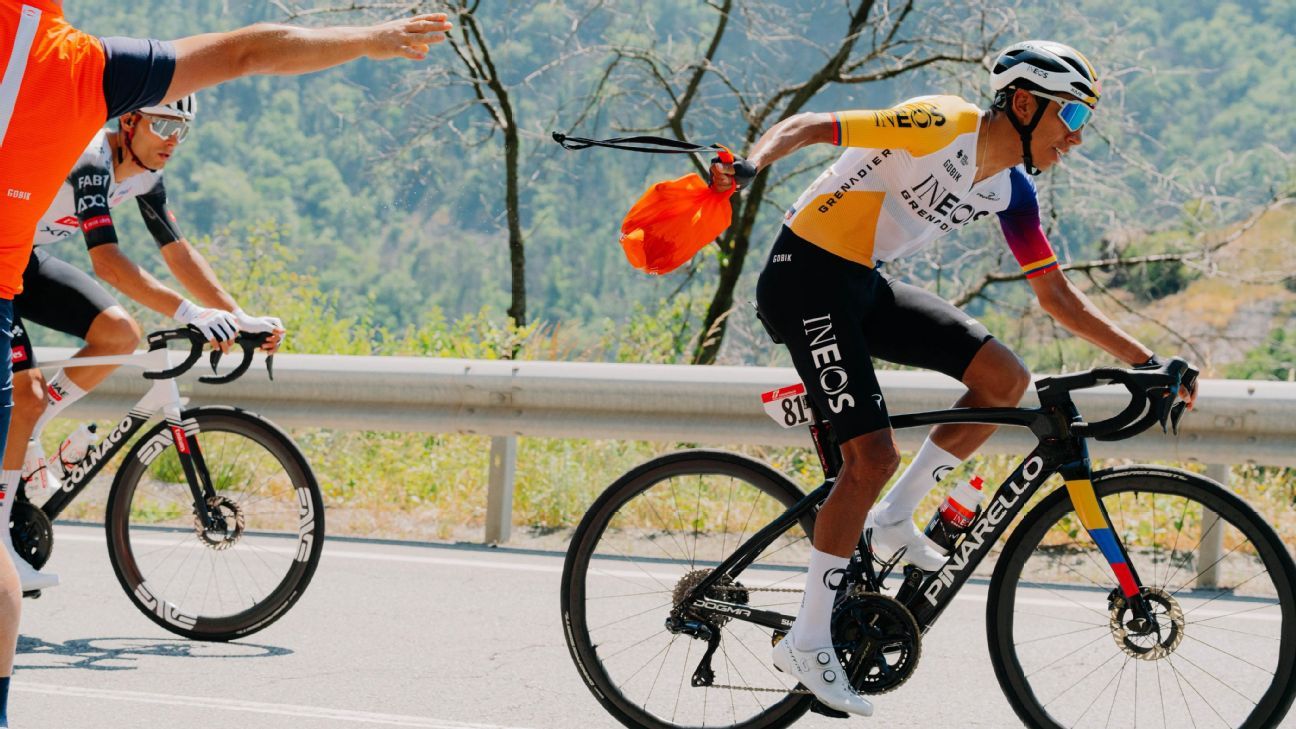 Mountain, high temperature and sixth Egan post in stage 19

