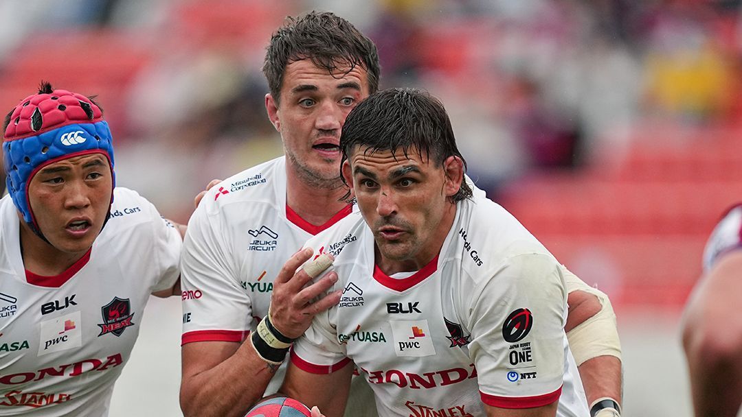 Pablo Matera's try for the permanence of Honda Heat in League One