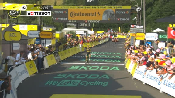 1:18 The platoon accelerates and cuts time with the leak in stage 10 of the tour Merlier is imposed on stage 9 and Pogacar retains the leadership of the Tour de Franceen a day with few surprises, the pedalist of the Soudal Quick-Step team conquered his second win in the French race.1d3: 28 Explosive Tim Merlier. Domingo.1d3: 48 What happened to Wout go aert? The Belgian pedalist was cut by the crossed winds and had to fight to return to the main squad.1d2: 07 Einer Rubio was the best of Colombians in stage 9 of the Tour de Francepogar is the leader of the general classification.2d
