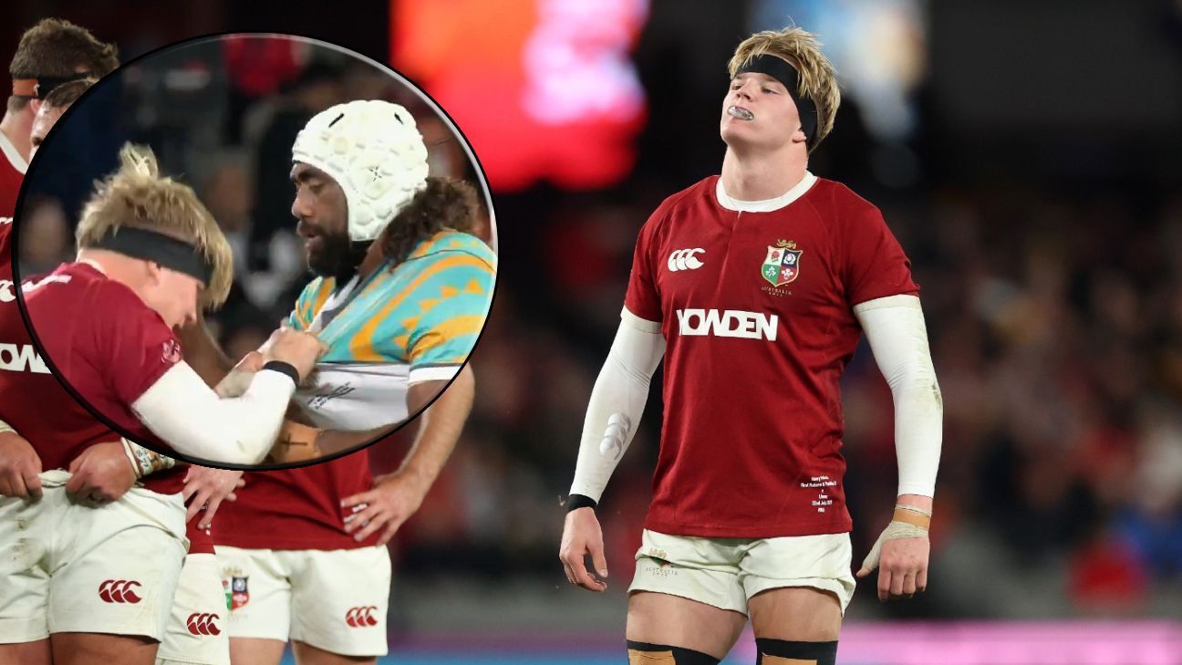 Henry Pollock's spicy crossing with Sere Uru in the triumph of the British & Irish Lions