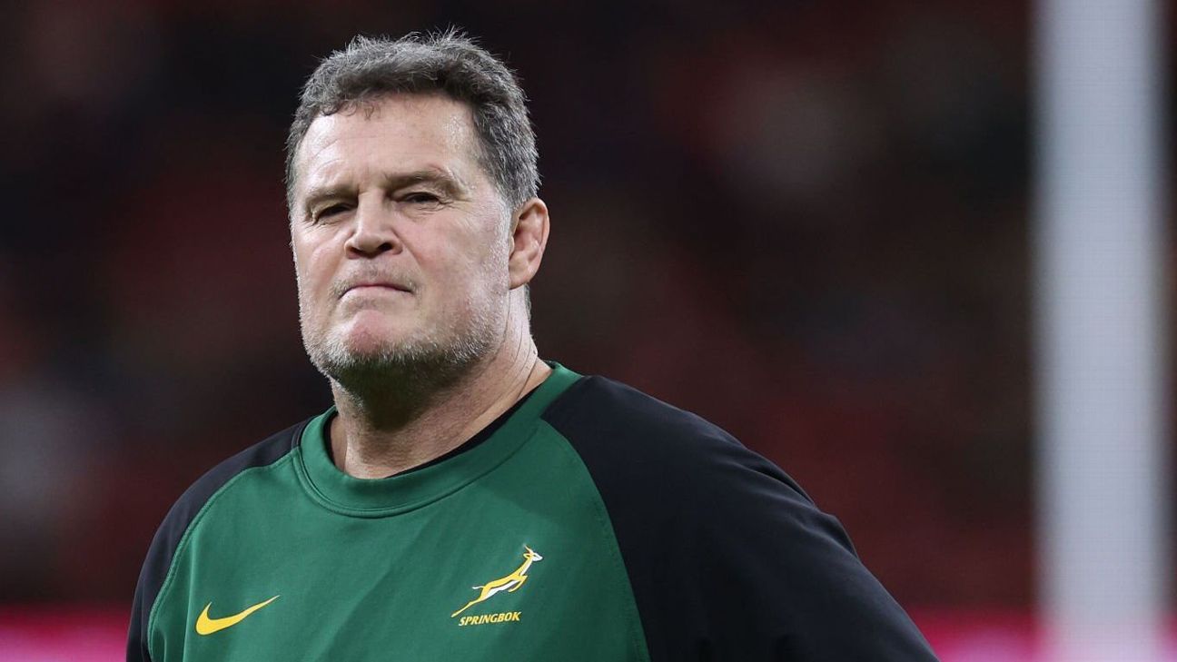 Rassie Erasmus's decision for Rugby Championship: "We would like ..."