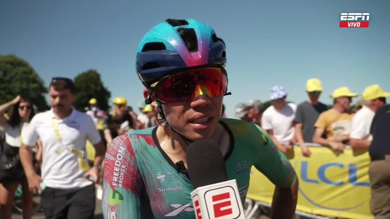 Sergio Higuita: "Speed ​​is very high every day"

