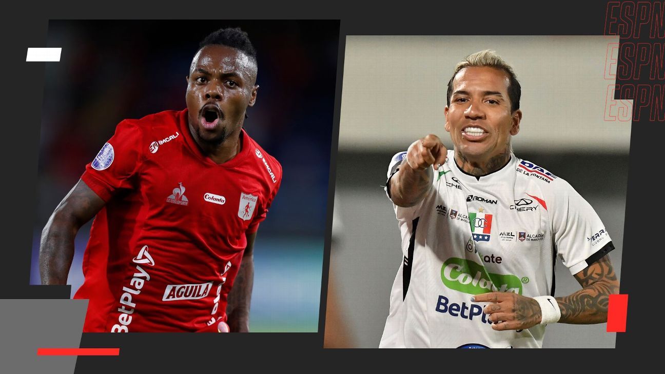 South American: America and Once Caldas with definite eighth schedules