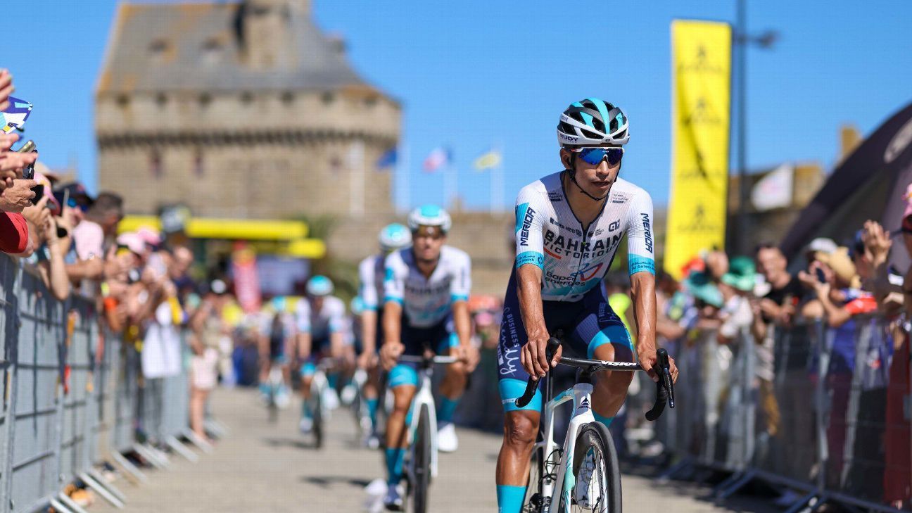 The first week of the tour ends with the Colombian without brightness