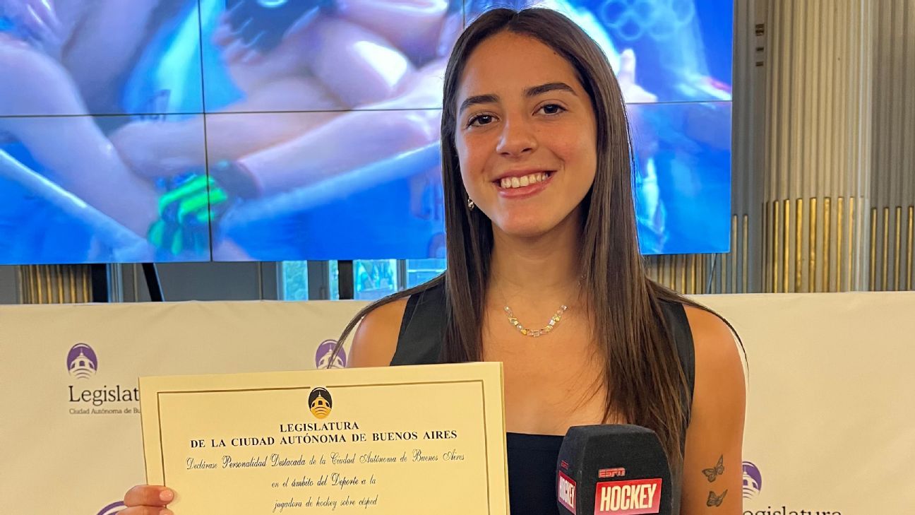 Zoe Díaz, a recognized outstanding personality of sport by the Buenos Aires Legislature