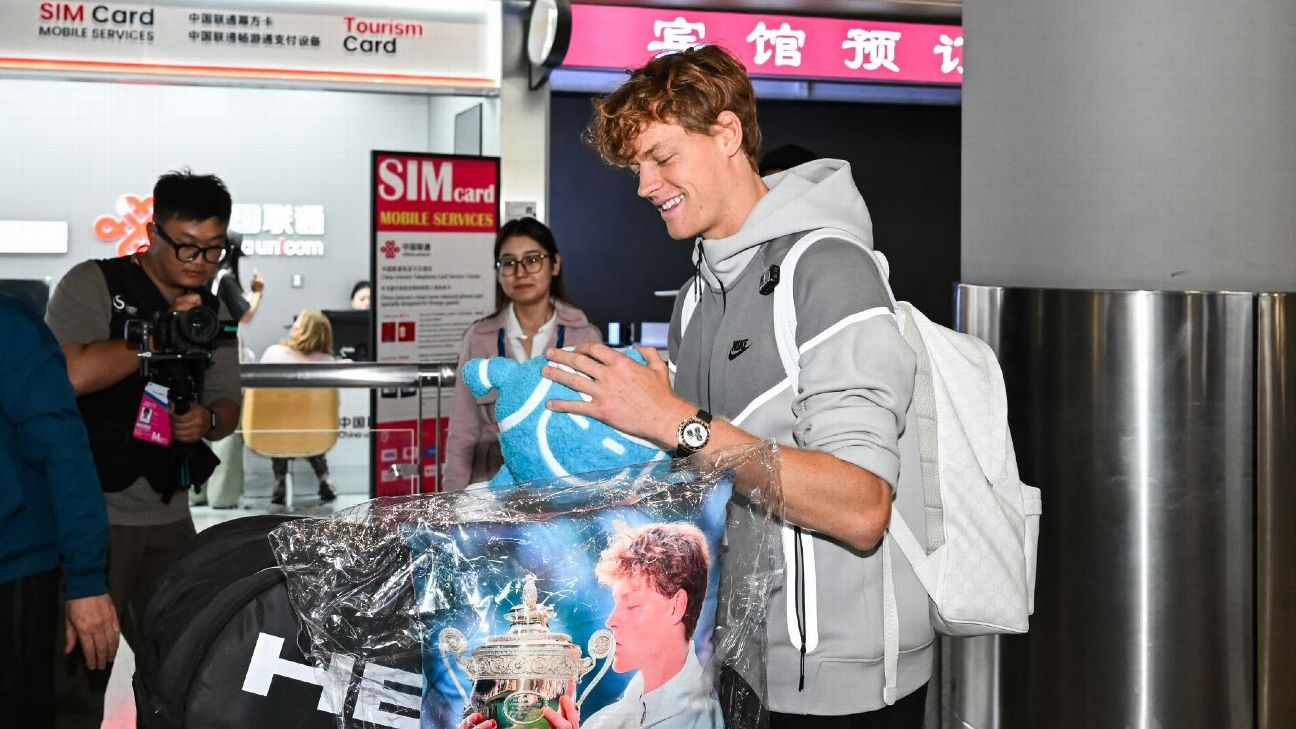 Jannik Sinner landed in Beijing to recover the lost crown


