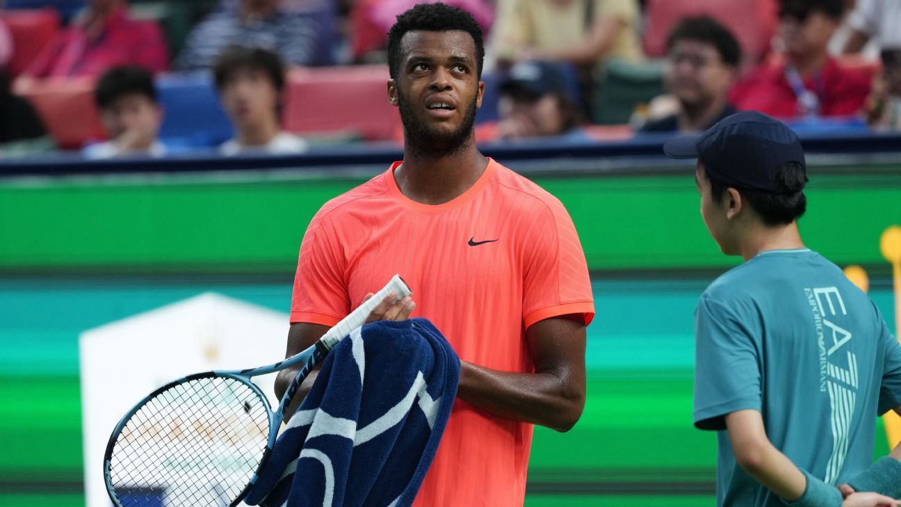 Mpetshi Perricard served, made an ace against Musetti and broke a glass in the audience!

