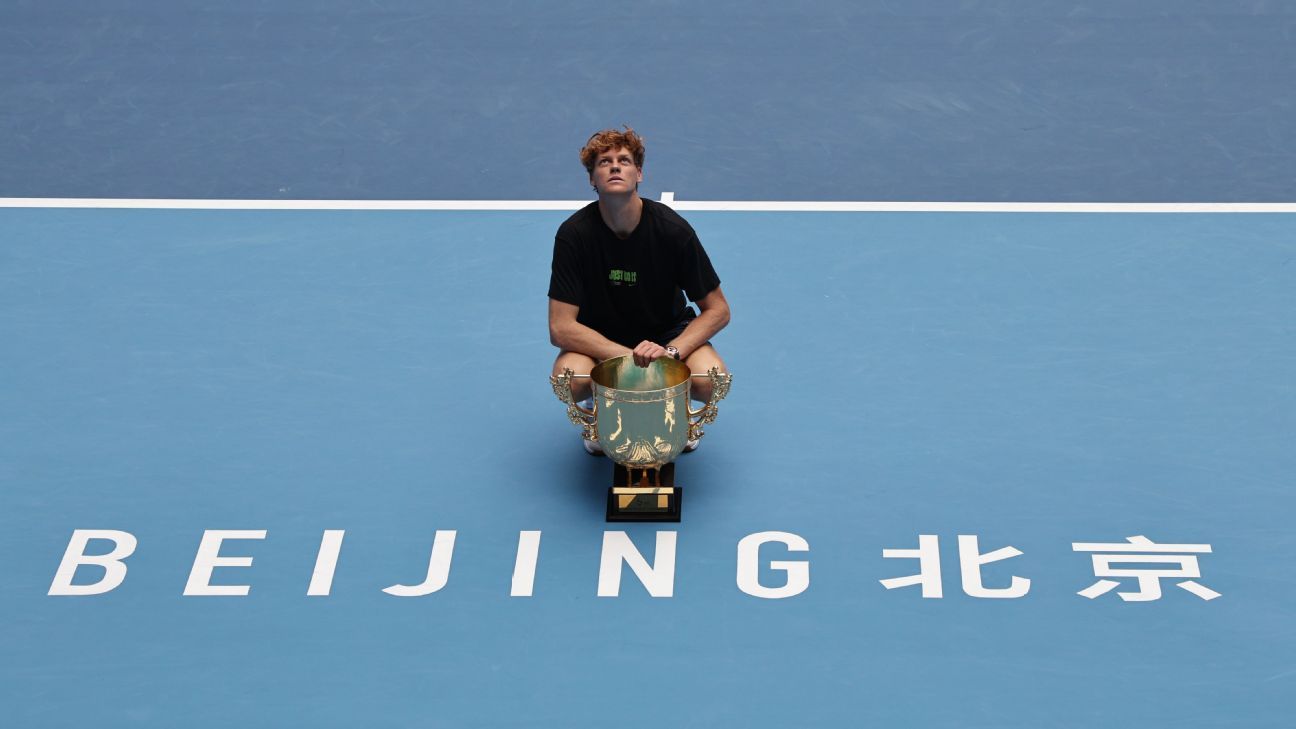 Sinner matched Nadal and Djokovic with two crowns in Beijing after a simple end

