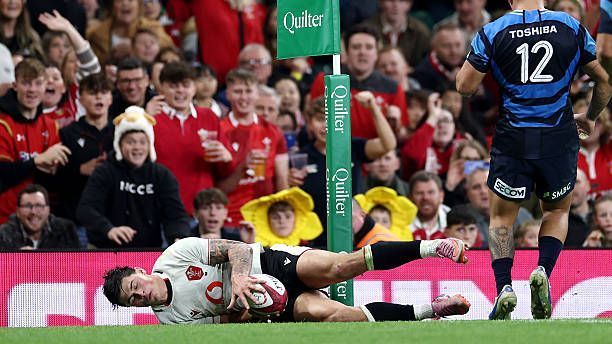 Louis Rees Zammit returned to the try for Wales in the victory against Japan!