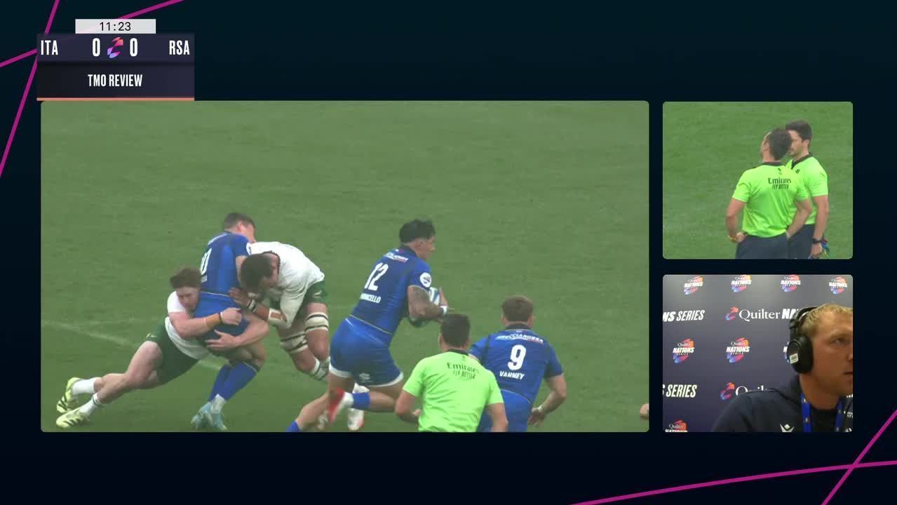 South Africa was sent off again: the tackle without the ball for Franco Mostert's red card
