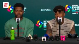 1:11 Eugenio Suárez: Our chemistry has been key to reaching the Final. The infielder highlighted the attitude and drive of the Venezuelan team and the drive of their fans to reach the game for the title of the World Classic. 2d1:40		





	

	"We are no longer Cinderella": Cervelli after bitter elimination from Italy1d0:44 Ronald Acuña Jr.: "They are superstars, but we are also a great team"1d1:11 Eugenio Suárez: Our chemistry has been key to reaching the Final. The infielder highlighted the attitude and drive of the Venezuelan team and the drive of their fans to reach the game for the title of the World Classic.2d1:40
"We are no longer Cinderella": Cervelli after bitter elimination of Italy1d0:44 Venezuela came strong and became stronger heading to the Final2d5:13 This is how the final of the 2026 World Baseball Classic looks: USA vs VenezuelaThe United States and Venezuela will compete in the game for the title of the 2026 World Baseball Classic.2dESPNESPN