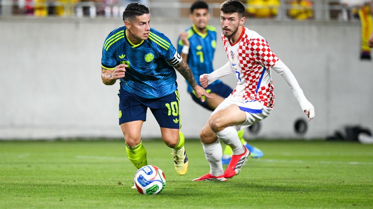 Colombia fell to Croatia in a friendly and with defensive cracks that worry