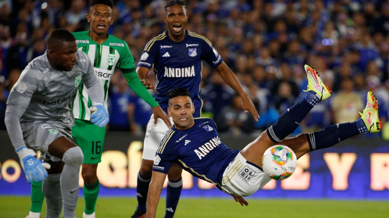 Falcao: undefeated and with two goals scored in Medellín for Nacional vs Millonarios

