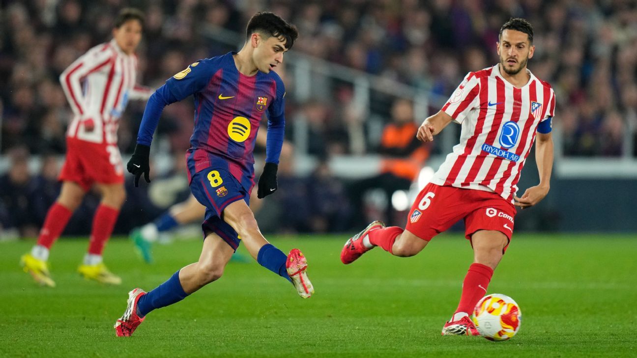 LIVE! Barcelona seeks a historic comeback against Atlético Madrid in the Copa del Rey semi-final

