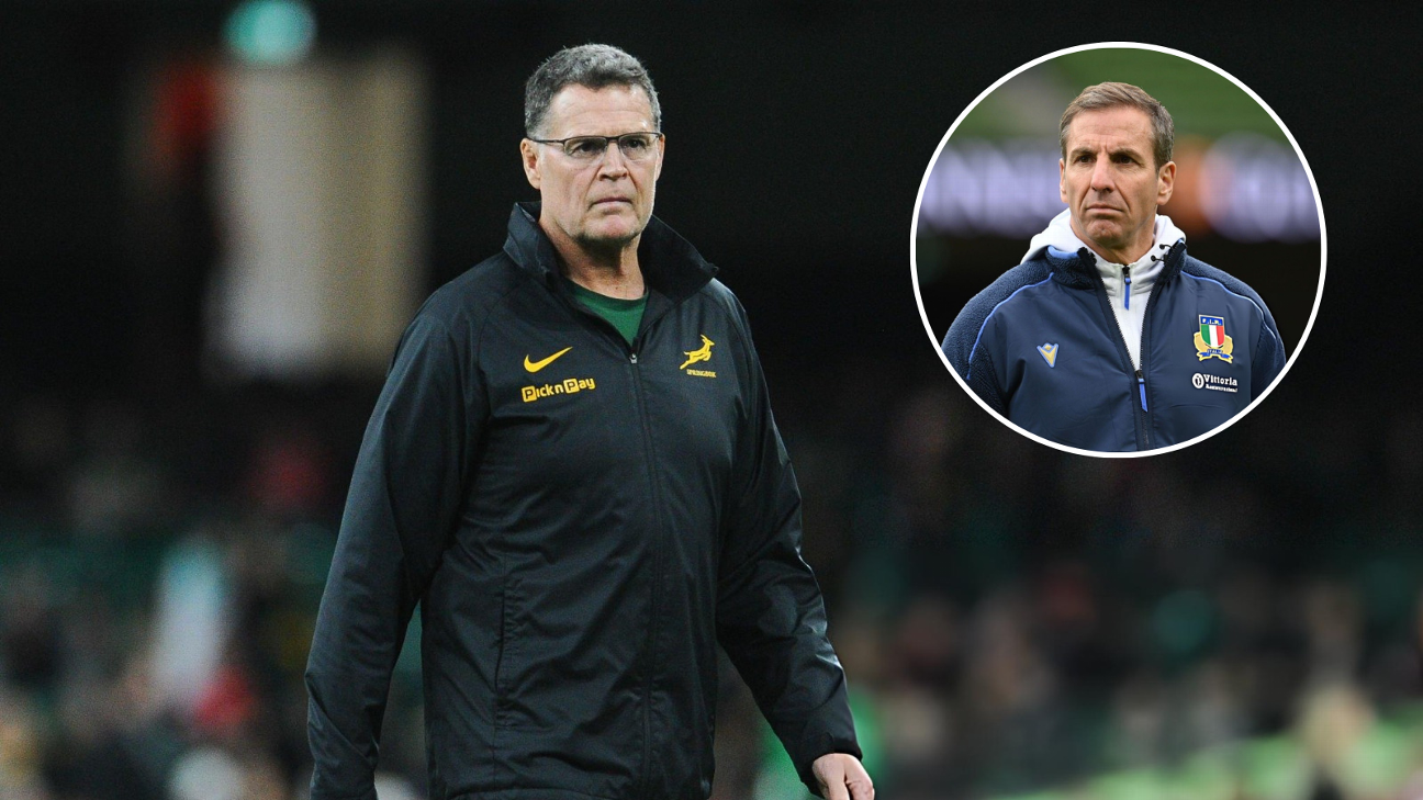Rassie Erasmus praises Gonzalo Quesada, and warns: "Italy can complicate England"

