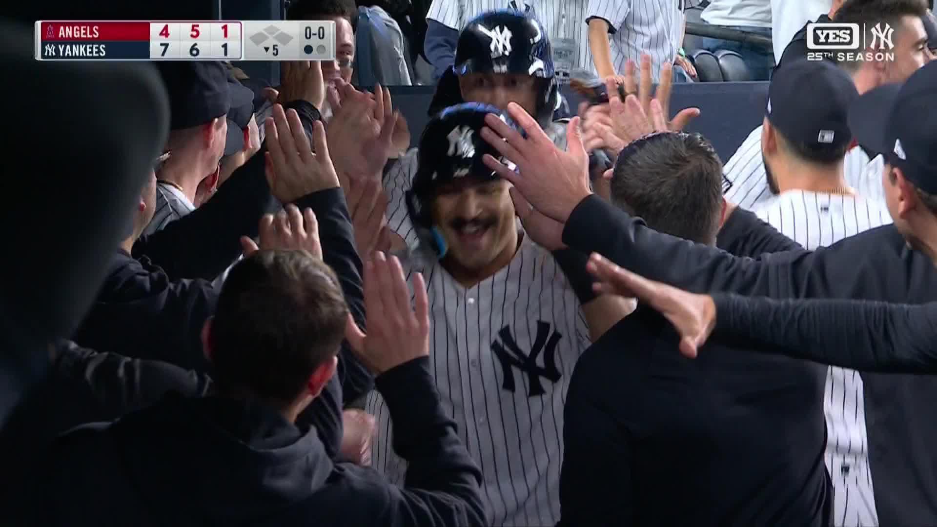 0:47 Mike Trout ties the game for the Angels with a three-run homer11h0:45 Aaron Judge hits two home runs against the Angels11h0:43 Trent Grisham hits his first home run of the season11h0:47 Mike Trout ties the game for the Angels with a three-run homer11h0:45 Aaron Judge hits two home runs against the Angels11h0:43 Andy Pages drives to the Dodgers with a three-run home run!9h0:28 Ohtani extends on-base streak to 47 games and Dodgers shut out MetsOhtani reached base in his 47th game in a row, after being hit in the first inning, and Pagés hit a home run.1h

