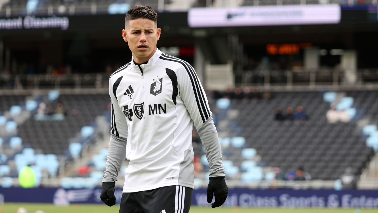 James Rodríguez seeks rhythm in the MLS: up to 900 minutes before the World Cup

