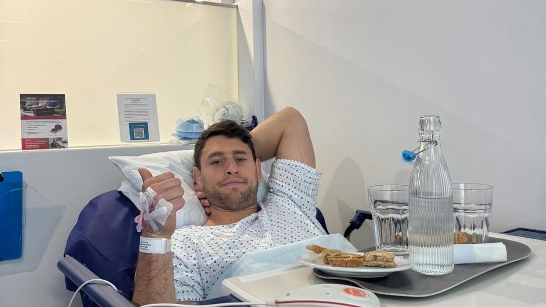 Juan Martín González underwent successful surgery and is already thinking about his recovery