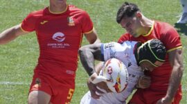 Spain cannot complete its reaction against France in the Rugby 7 World Series