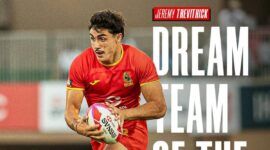 Jeremy Trevithick, winger of the national rugby 7 team, integrated into the ‘ideal team’ of the 25/26 World Series