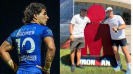 Give up rugby and return with a triathlon
