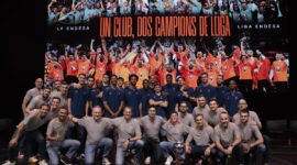 Big party for the title at the Roig Arena