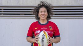 Laura Delgado ‘Bimba’, in her last tackle