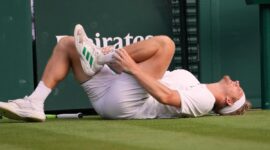 The dream of the best Davidovich at Wimbledon ends in an emotional battle