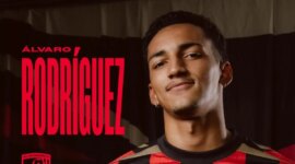 Álvaro Rodríguez, heading to Bournemouth