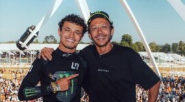 Norris and Rossi set the Goodwood Festival of Speed ​​on fire