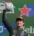 Mercedes driver Andrea Kimi Antonelli of Italy holds a trophy after taking second place at the Formula One Dutch Grand Prix in Zandvoort, Netherlands, Sunday, Aug. 23, 2026. (AP Photo/Patrick Post)