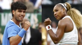 Alcaraz and Serena Williams will play against two Grand Slam champions in the mixed doubles