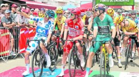 Brennan sharpens his knives before the foreseeable sprint today of the eighth stage of La Vuelta