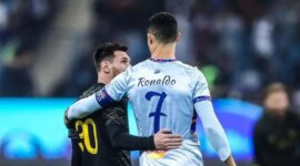 Cristiano expresses his condolences to Messi