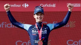 Jakob Omrzel, the youngest Slovenian to win in a grand tour, beating Pogacar
