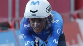 Leader Enric Mas has more than half of the Vuelta at stake today in the decisive time trial