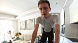 Pogacar is already starting to pedal
