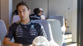 George Russell: “It’s strange. Last year, the front wheels had more pressure. With my aggressive driving style on the rear tyres, this has not been positive”
