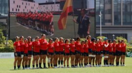 61-21. Spain, a hurricane, devastates Samoa in the Global Series Challenger